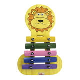 Metalofone Infantil Leão Jog Vibratom Glockenspiel Xilofone