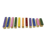 Metalofone Infantil Vibratom 11 Teclas Individuais Xilofone