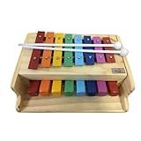 Metalofone Piano 8 Teclas Colorido Duplo Vibratom Infantil
