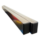 Metalon 50x30 Tubo Retangular Aço 02 Peças De 02 Metros