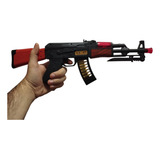 Metralhadora Ak 47 C som Luz Arma Militar Infantil Soldado