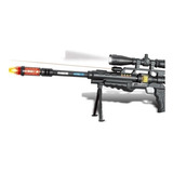 Metralhadora Brinquedo Infantil Fuzil Arma Luz Som Laser