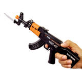 Metralhadora Fuzil Ak 47 Arma Militar Som Luz 45cm Movimento