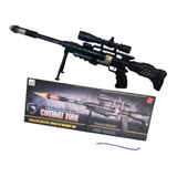Metralhadora Infantil Brinquedo C  Laser Arma Fuzil Sniper