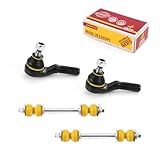 Metrix Premium Chassis Parts Kit De 4 Peças De Haste De Direção Externa E Barra Oscilante Frontal Estabilizadora Para Nissan NP300 México RWD 98 04 Frontier RWD Substituição ES80589 K5254 