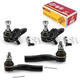 Metrix Premium Chassis Parts Kit De Junta Esférica Inferior E Extremidade De Direção Frontal Externa De 4 Peças Serve Para Toyota RAV4 2001 2005 Substituição T3655 ES3654 K90309 Feito Na Europa