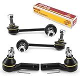 Metrix Premium Chassis Parts Kit De Terminal Estabilizador De Barra Oscilante Frontal De 4 Peças E Kit De Extremidade De Haste De Direção Externa Serve Para Ford Probe 1993 1997 Mazda 626