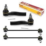 Metrix Premium Chassis Parts Kit De Terminal Estabilizador De Barra Oscilante Frontal De 4 Peças E Kit De Extremidade De Haste De Direção Externa Serve Para Toyota RAV4 2001 2005 Substituição