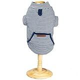 Meu Bicho Camiseta Pocket Listra Cães E Gatos Gg Marinho Pesc 42 X Peit 50 X Comp 51Cm 