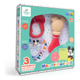 Meu Primeiro Kit Disney Baby Com 3 Mordedores Multicor Toyster