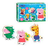 Meu Primeiro Quebra cabeça Peppa Pig Mdf 14 Peças 0526 Nig