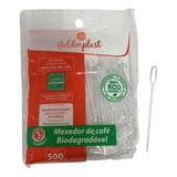 Mexedor De Drink 500unid Goldenplast 11 Cm Plástico