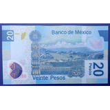 México Bela Cédula 20 Pesos