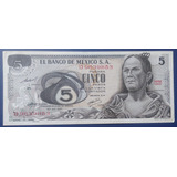 Mexico Bela Cédula 5 Pesos