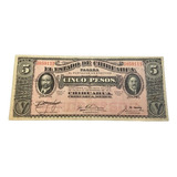 México Cédula 5 Pesos 1914