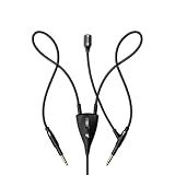 MEZE AUDIO Microfone Boom Microfone Boom Plug And Play De áudio Transparente Omnidirecional Para Jogos E Trabalho Remoto Plugue Conector Macho De 3 5 Mm Para Dual TS Mono 3 5 Mm Comprimento