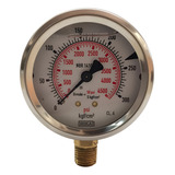Mgv0300   Manômetro Glic  0 A 300 Kgf cm2   Ø63mm   R 1 4npt