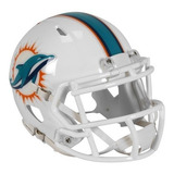 Miami Dolphins Mini Capacete 1 4 Speed Nfl Riddell