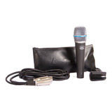 Mic. C/fio Supercardioide, Cabo 3m, Cachimbo Lm-b57a -lexsen