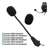 Mic Compatível C  Headset Corsair Hs50 Hs60 Hs70 Microfone