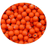 Miçanga Bola Emborrachada 6mm Passante Aprox 485 Unidades