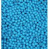 Miçanga Bola Leitosa 6mm Artesanato Pacote 500g