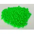 Miçanga Bolinhas De Plástico Verde Neon 6mm 500g