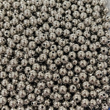 Miçanga Contas De Acrílico Premium Prata 6 8 10 12mm 50g Cor 8mm 180pcs Diâmetro 6 Mm