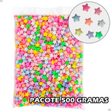 Miçanga Infantil Estrela Candy P pulseira Pct Promoção 500gr