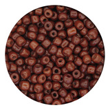 Miçanga Leitosa 6 0 4mm Para Guia De Proteção 50g Cores Comprimento 4 Mm Cor Marrom