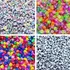 Miçanga Letras Alfabeto 4 Pacotes Aprox 900 Pcs Cor Colorido Diâmetro 7 Mm