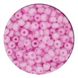 Miçanga Rosa Para Guia 4mm 25g aprox 330 Peças 
