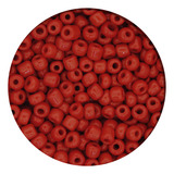 Miçanga Vermelha Para Guia 4mm 25g aprox 330 Peças 