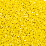 Miçanga Vidrilho Amarelo Claro 2mm 8000un Pulseira Bijuteri