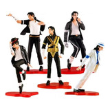 Michael Jackson Kit 5 Bonecos Pvc 11cm Pronto Envio