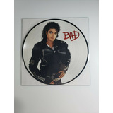 Michael Jackson Lp Picture Disc Bad