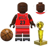 Michael Jordan Chicago Bulls Nba Basquete Blocos Boneco
