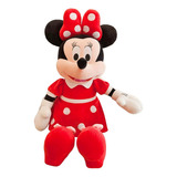 Mickey Minnie Mouse Pelúcia Infantil Vermelho