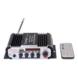 Micro Amplificador De Potência Dc 12v Para Formato Usb Sd 