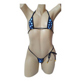 Micro Biquíni Cortininha Olho Grego Verão Néon String