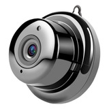 Micro Câmera Ip Mini Espiã Wi fi Hd Visão Noturna Som Alarme Cor Preto
