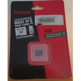 Micro Cartão De Memória Selado Oficial Sandisk M2 De 4 Gb