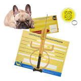 Micro Chip Animal Cães Cachorros Pets Medalha Qr Code