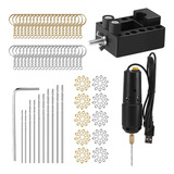 Micro Furadeira 10 Brocas 100 Parafusos Olhais 40 Chaves