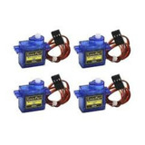 Micro Mini Servo Motor Tower Pro 9g Sg90 4 Unidades