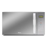 Micro ondas 1100w Philco Pmo28e 25l Espelhado Branco 220v