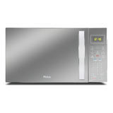 Micro ondas 28 Litros 1100w Pmo28eb Branco E Espelhado Philco 127v