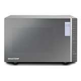 Micro ondas Brastemp Bmg45ar 32l Inox Espelhado Com Grill E Painel Integrado 110v