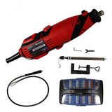Micro Retifica 189 Peças Com Eixo Flexivel Th mg 135 Einhell
