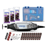 Micro Retífica Dremel 3000 N 200 Com 200 Acessórios 120w 127v 50hz 60hz